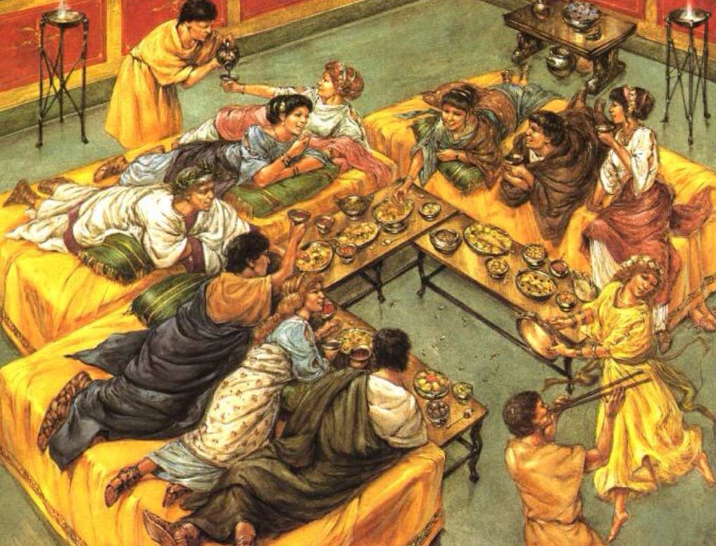 أطايب المتوسط على مائدة إيطاليا القديمة